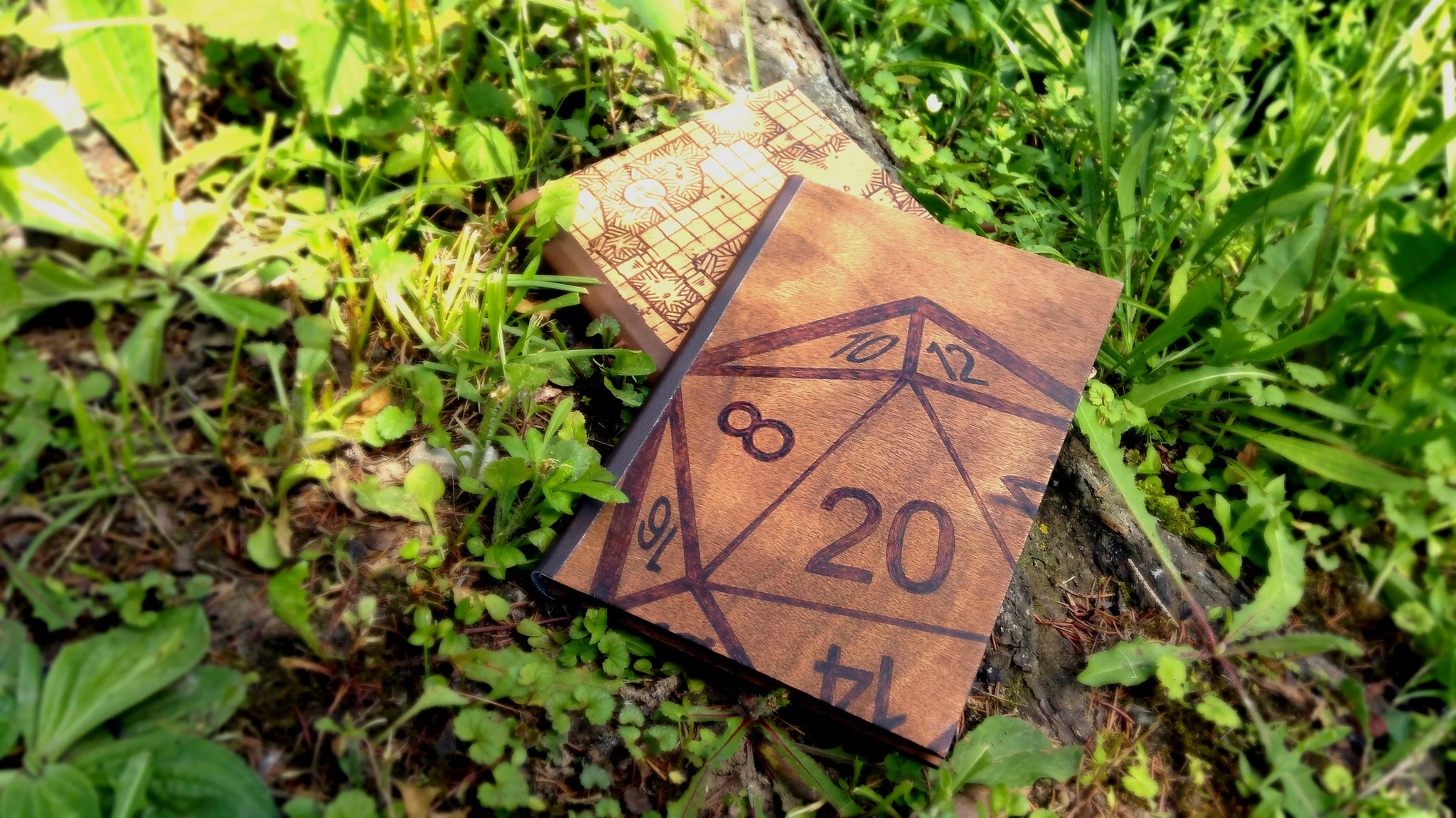 Custom Wooden Dungeon Journal